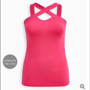 CROSS FRONT TANK - PINK